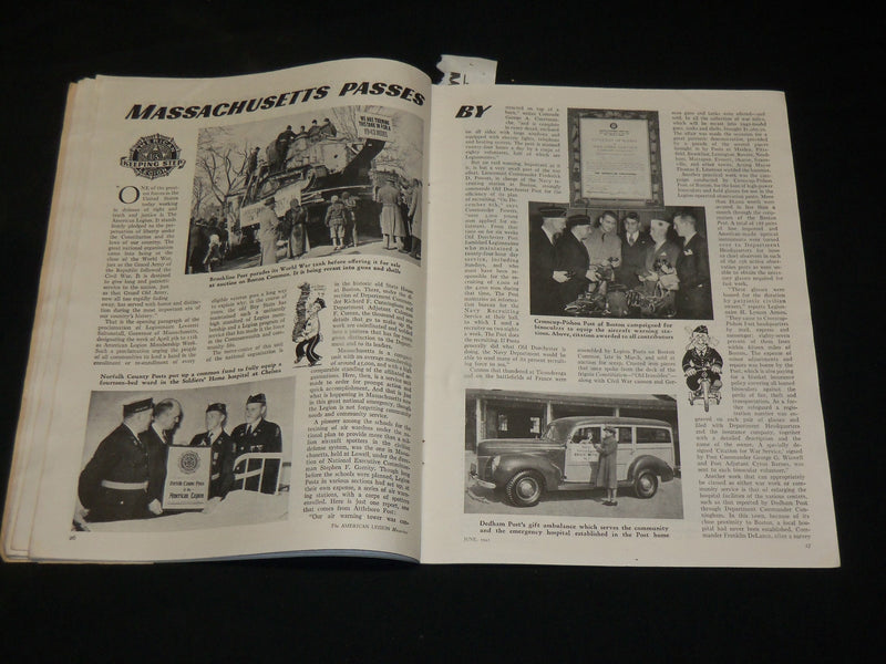 1942 JUNE THE AMERICAN LEGION MAGAZINE - WWII COVER - J 6096