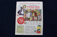 1949 FEB MCCALL'S MAGAZINE - BEAUTIFUL WOMAN SMELLING FLOWERS COVER - E 22129