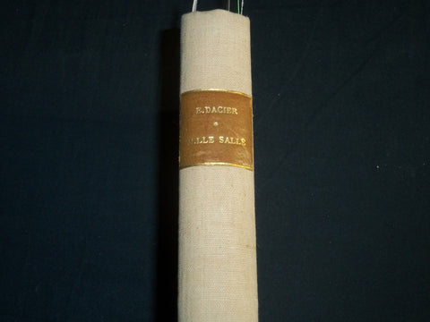 1909 M. LLE SALLE UNE DASEUSE DE L'OPERA BOOK BY EMILE DACIER - FRENCH - KD 5683