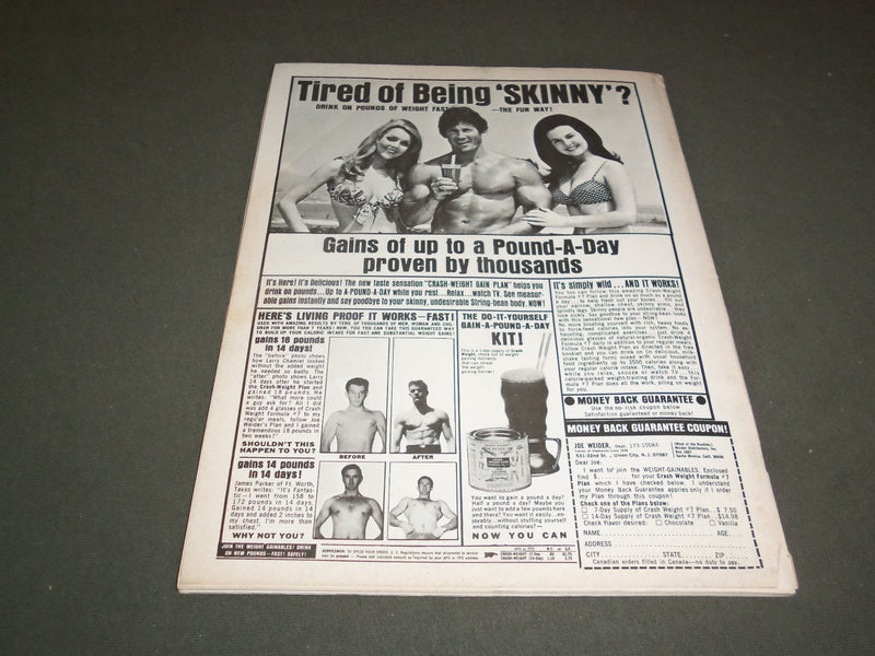 1970 NOVEMBER THE RING MAGAZINE - GEORGE FOREMAN AND GEORGE CHUVALO - SP 5306