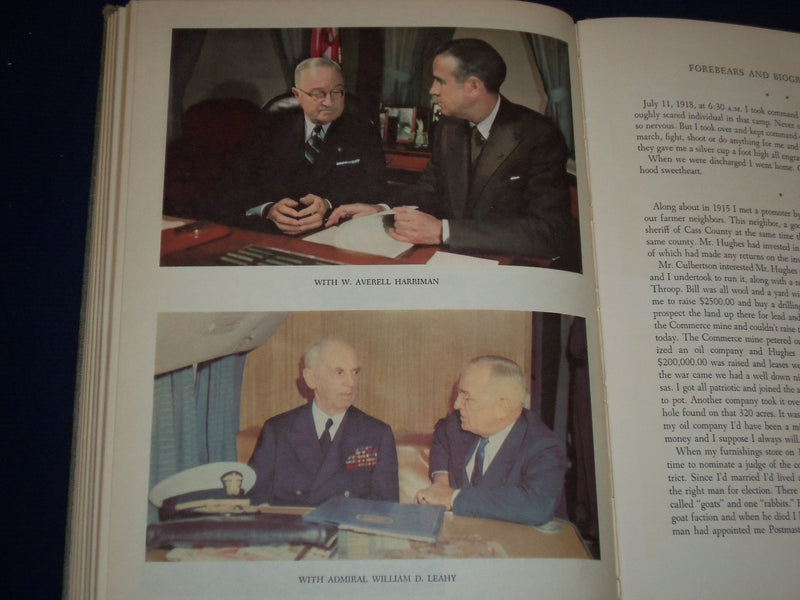 1952 MR PRESIDENT INTERVIEWS OF HARRY S TRUMAN BOOK BY WILLIAM HILLMAN - KD 2699