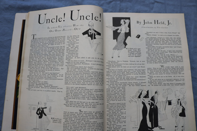 1931 JULY COSMOPOLITAN MAGAZINE - HARRISON FISHER COVER - GREAT ADS - ST 1001R