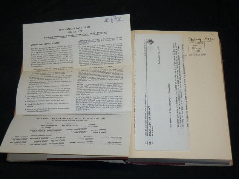 1954 COHORT FERTILITY NATIVE WHITE WOMEN IN U. S. BOOK BY WHELPTON - KD 2761G
