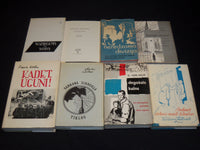 1960'S-1970'S ASSORTED ESTONIAN - LATVIAN BOOKS LOT OF 43 - HARDCOVER - KD 59