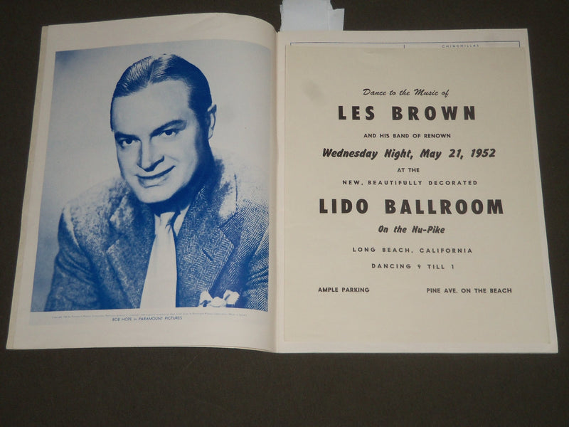 1952 MAY 21 THE GREATEST STATE SHOW ON EARTH PROGRAM - BOB HOPE - LEWIS - J 2360