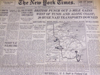 1943 APRIL 24 NEW YORK TIMES - BRITISH PUNCH OUT 3-MILE GAINS WEST TWIN- NT 1881