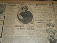 1910 APRIL 11 THE BOSTON HERALD CRAWFORD DESCRIBES ERUPTION OF VESUVIUS - BH 276