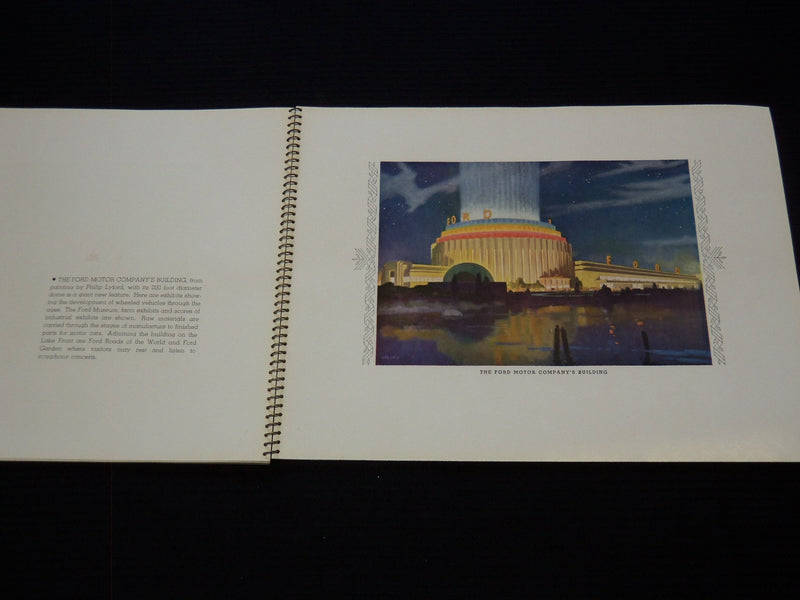 1934 CENTURY OF PROGRESS OFFICIAL PICTURES IN COLOR BOOK - J 7326