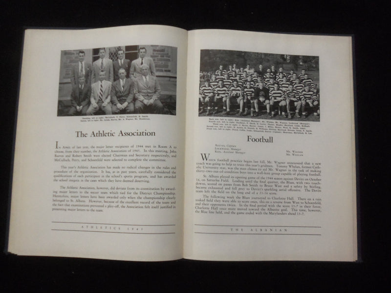 1945 THE ALBANIAN ST. ALBANS SCHOOL YEARBOOK - WASHINGTON, D.C. - YB 3157