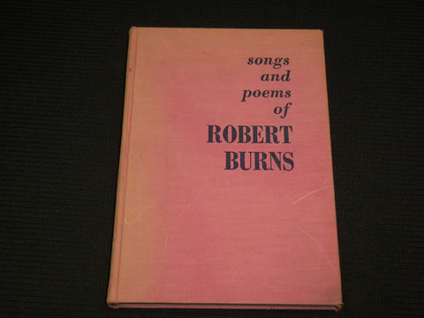 1959 SONGS AND POEM OF ROBERT BURNS HARDCOVER BOOK - KD 7448