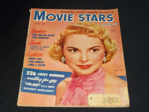 1954 JUNE MOVIE STARS PARADE MAGAZINE - JANET LEIGH COVER - E 13933