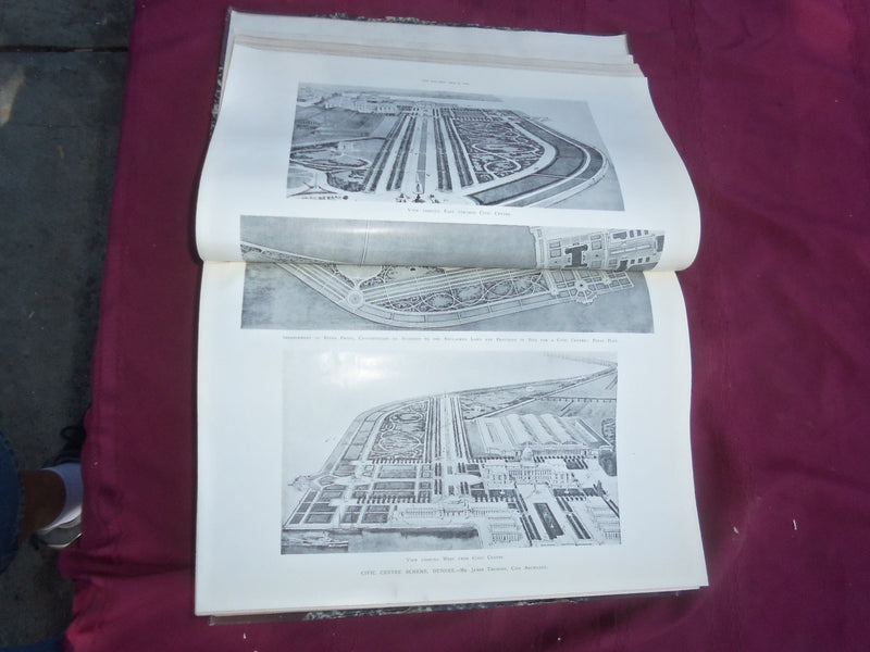 1915 JULY-DECEMBER THE BUILDER U. K. MAGAZINE BOUND VOLUME - FOLD OUTS- C 56