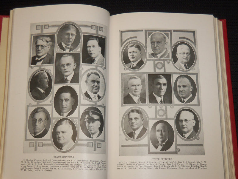 1907-1932 THE IOWA OFFICIAL REGISTER BOUND VOLUMES LOT OF 13 - KD 5