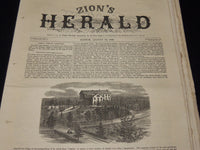 1869 ZION'S HERALD METHODIST EPISCOPAL CHURCH NEWSPAPER LOT OF 30 - NP 3877H