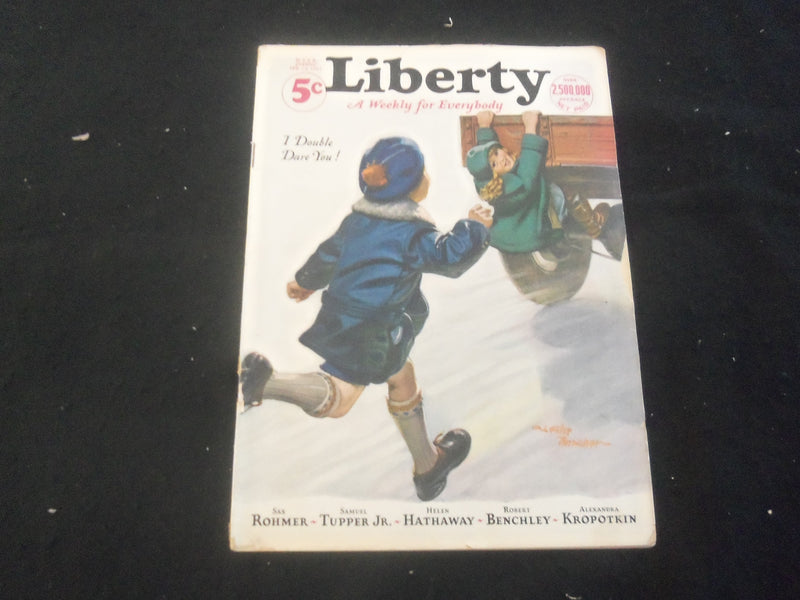 1931 FEBRUARY 14 LIBERTY MAGAZINE - I DOUBLE DARE YOU! - SP 5190A