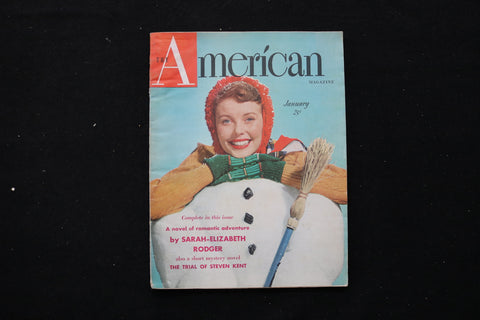 1950 JANUARY THE AMERICAN MAGAZINE - PHYLLIS BERKQUIST COVER - E 10435