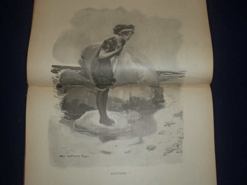 1910 CARICATURE WIT & HUMOR OF NATION BOOK - ILLUSTRATIONS - FLAGG - KD 3165