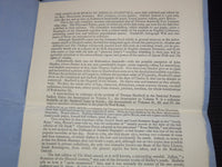 1920'S PROSPECTUS OF THE FORTUNE PRESS LIMITED EDITIONS PAMPHLET - J 7989