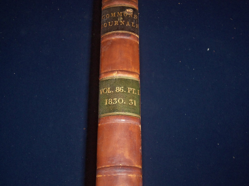 1830-1831 JOURNALS OF HOUSE OF COMMONS - KING GEORGE IV 1ST & 2ND YEAR - KD 4C