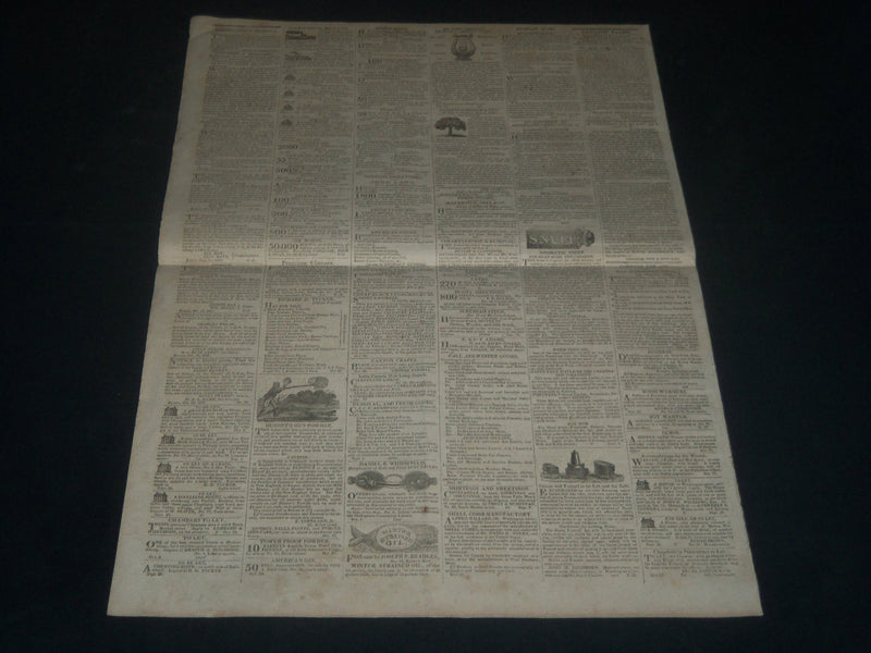 1826 NOVEMBER 3 NEW ENGLAND PALLADIUM & COMMERCIAL ADVERTISER - NP 3979