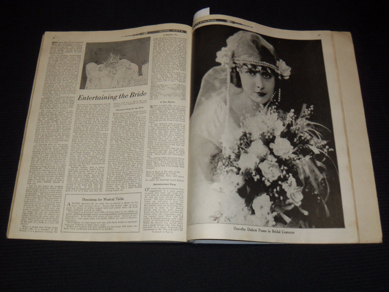 1922 HOME ARTS & ENTERTAINMENT SUPPLEMENT - WOMAN'S WEEKLY MAGAZINE - KD 7985