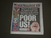 2018 DECEMBER 14 NEW YORK POST NEWSPAPER- NYS LEGISLATORS TO BECOME HIGHEST PAID