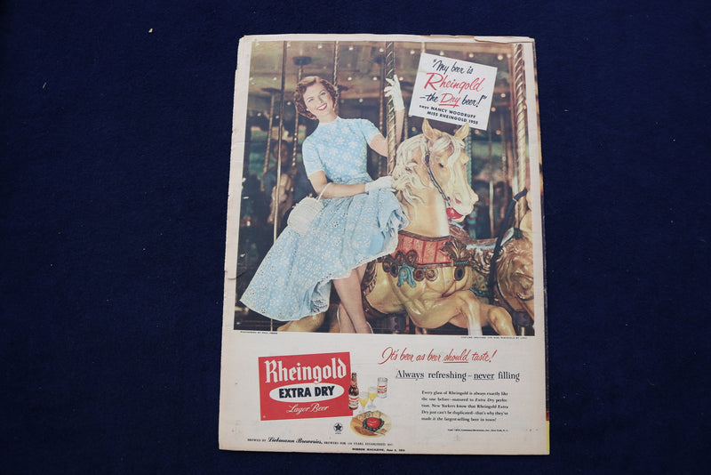 1955 JUNE 5 NY MIRROR MAGAZINE - LORI NELSON COVER - E 22567