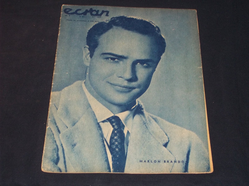 1956 NOVEMBER 21 ECRAN SPANISH MAGAZINE - MARLON BRANDO COVER - E 26040