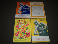 1937-1950 THEATRE & CONCERT PROMOTIONAL PIECES LOT OF 16 DIFFERENT - J 2452