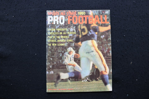 1960 SPORTS ALL STARS PRO FOOTBALL MAGAZINE - JOHNNY UNITAS COVER - SP 4187J
