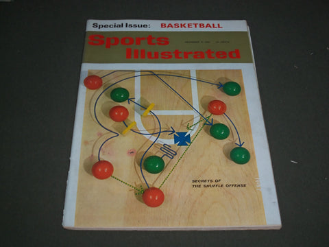 1961 DECEMBER 11 SPORTS ILLUSTRATED MAGAZINE-SECRETS OF SHUFFLE OFFENSE- SP 9032