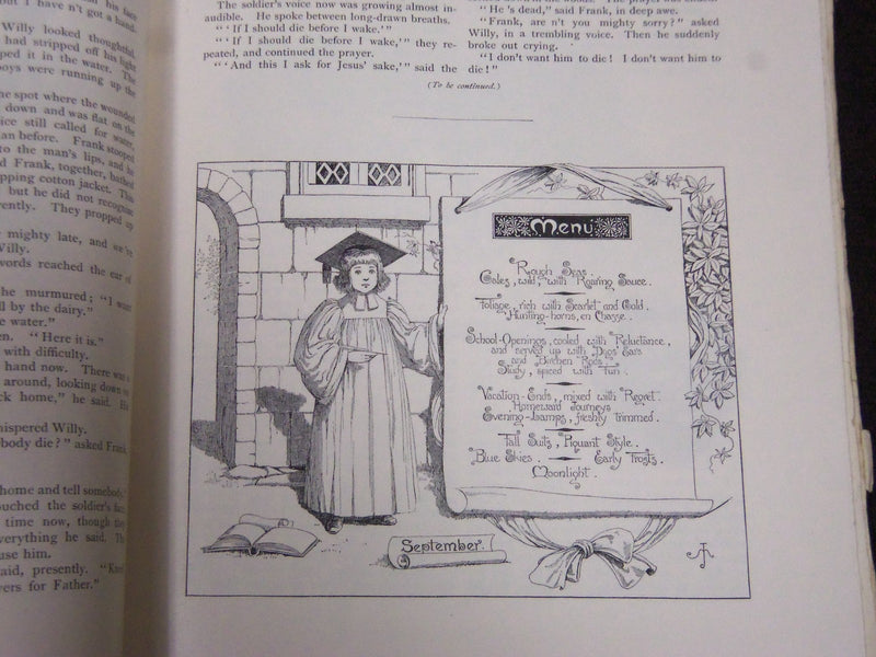 1888 ST. NICHOLAS MONTHLY MAGAZINE LOT OF 10 ISSUES - NICE ILLUS. - WR 282D