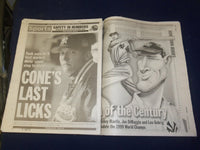 1999 OCT 30 NY DAILY NEWS NEWSPAPER - NY YANKEES TICKER TAPE PARADE - NP 4066