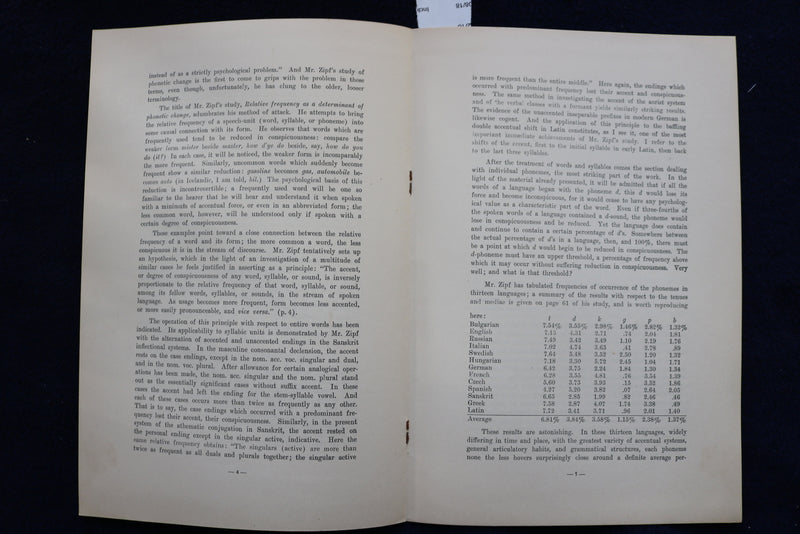 1929 NEW LIGHTON PHONETIC CHANGE SOFTCOVER BOOK BY W. FREEMAN TWADDELL - K 1440
