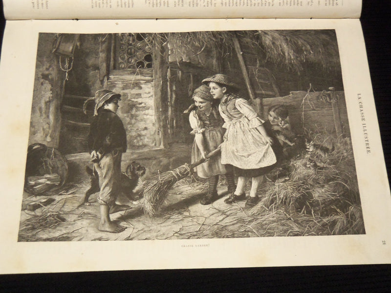 1886-1889 LA CHASSE ILLUSTREE FRENCH HUNTING MAGAZINE LOT OF 23 ISSUES - NP 5349