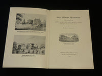 1935 THE ADAMS MANSION SOFTCOVER BOOK BY HENRY ADAMS - MASSACHUSETTS - J 7059