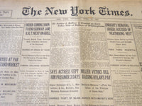 1922 APRIL 13 NEW YORK TIMES - ARBUCKLE ACQUITTED IN ONE MINUTE VERDICT- NT 5766