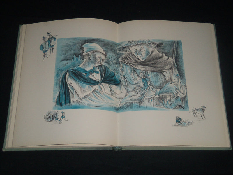 1957 BLANCHENEIGE ET ROUGEROSE BOOK BY GRIMM - FRENCH - NICE ILLUS. - R 275K