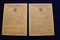 1979-1985 THE AMERICAN MINERALOGIST JOURNAL - LOT OF 13 - O 3378