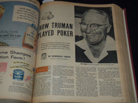 1953 JAN-JUN NEW YORK HERALD TRIBUNE THIS WEEK MAGAZINE BOUND VOLUME - KD 5862C