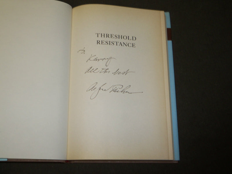 2007 THRESHOLD RESISTANCE BOOK INSCRIBED BY A. ALFRED TAUBMAN - KD 5330