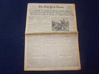 1945 APRIL 12 NEW YORK TIMES - U.S. NINTH AT ELBE 63 MILES FROM BERLIN - NP 6693