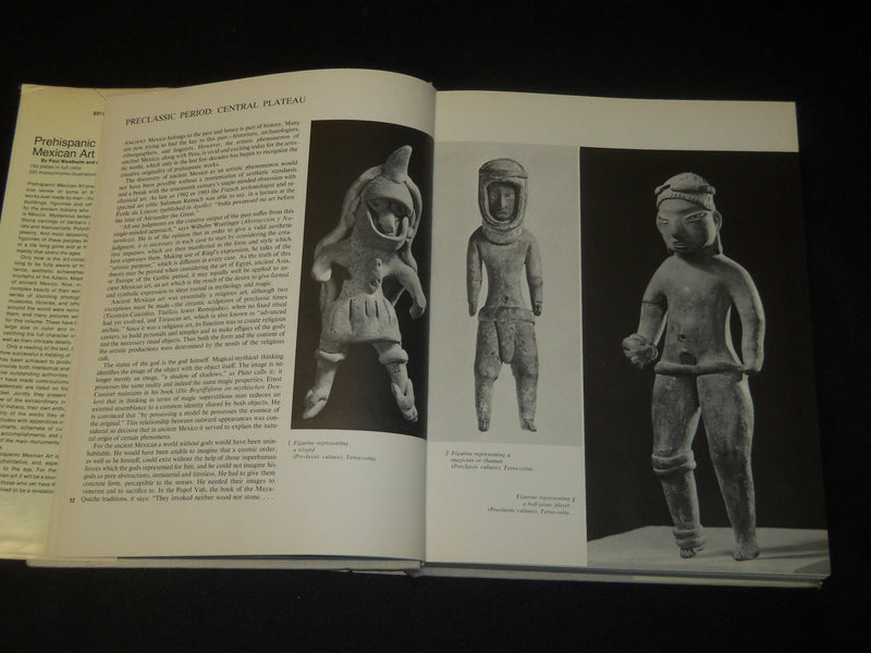 1972 PREHISPANIC MEXICAN ART BOOK BY PAUL WETHEIM - GREAT PHOTOS - I 1795