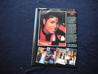 1984 RIGHT ON! MAGAZINE - 1984-1985 MICHAEL JACKSON POSTER CALENDAR - B 2875B