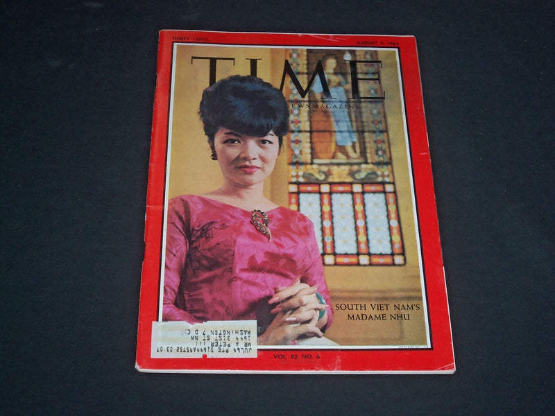 1963 AUGUST 9 TIME MAGAZINE - MADAME NGO DINH NHU OF SOUTH VIETNAM - T 1941