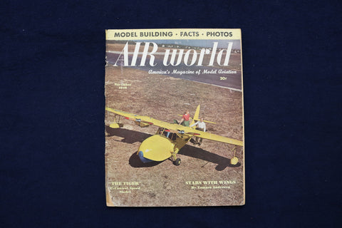 1946 NOVEMBER AIR WORLD MAGAZINE - TRIMMER AMPHIBIAN COVER - E 11374