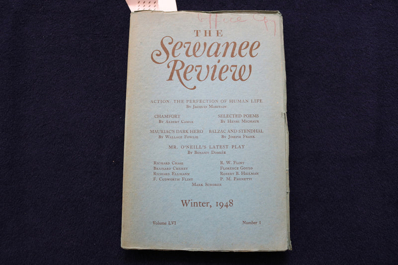 1948 WINTER THE SEWANEE REVIEW SOFTCOVER BOOK - ALBERT CAMUS - K 747