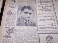 1924 JULY 8 NEW YORK TIMES - PRESIDENT'S SON 16 DIES, SMITH AHEAD - NT 5075