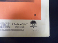 1959 THE HANGMAN ORIGINAL MOVIE POSTER - ROBERT TAYLOR - TINA LOUISE - P 232