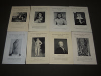 1940-1950 COLUMBUS GALLERY OF FINE ARTS MONTHLY BULLETINS LOT OF 58 - O 2674